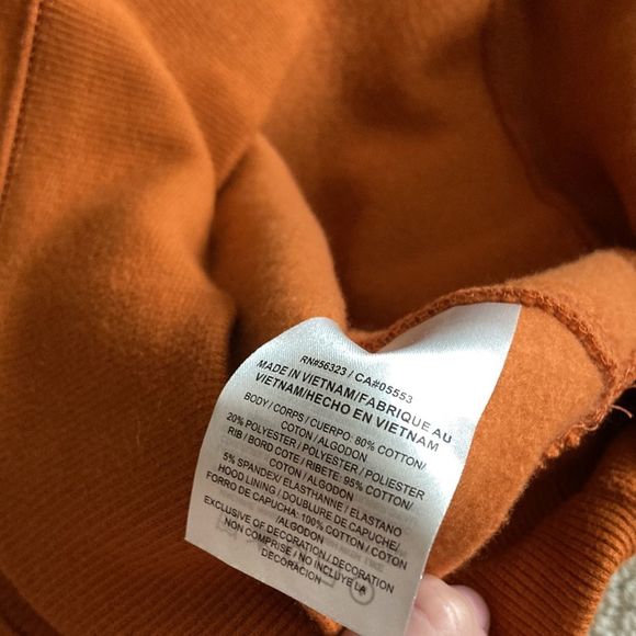 NEW Nike Texas Longhorns Burnt Orange Small Hooded Sweater Hoodie Cotton NWOT - Picture 7 of 7
